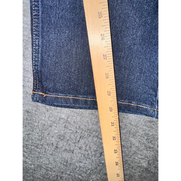 Volcom Mens Solver Modern Straight Stretch Denim Blue Jeans Dark Wash 34x30 NEW - Picture 8 of 11